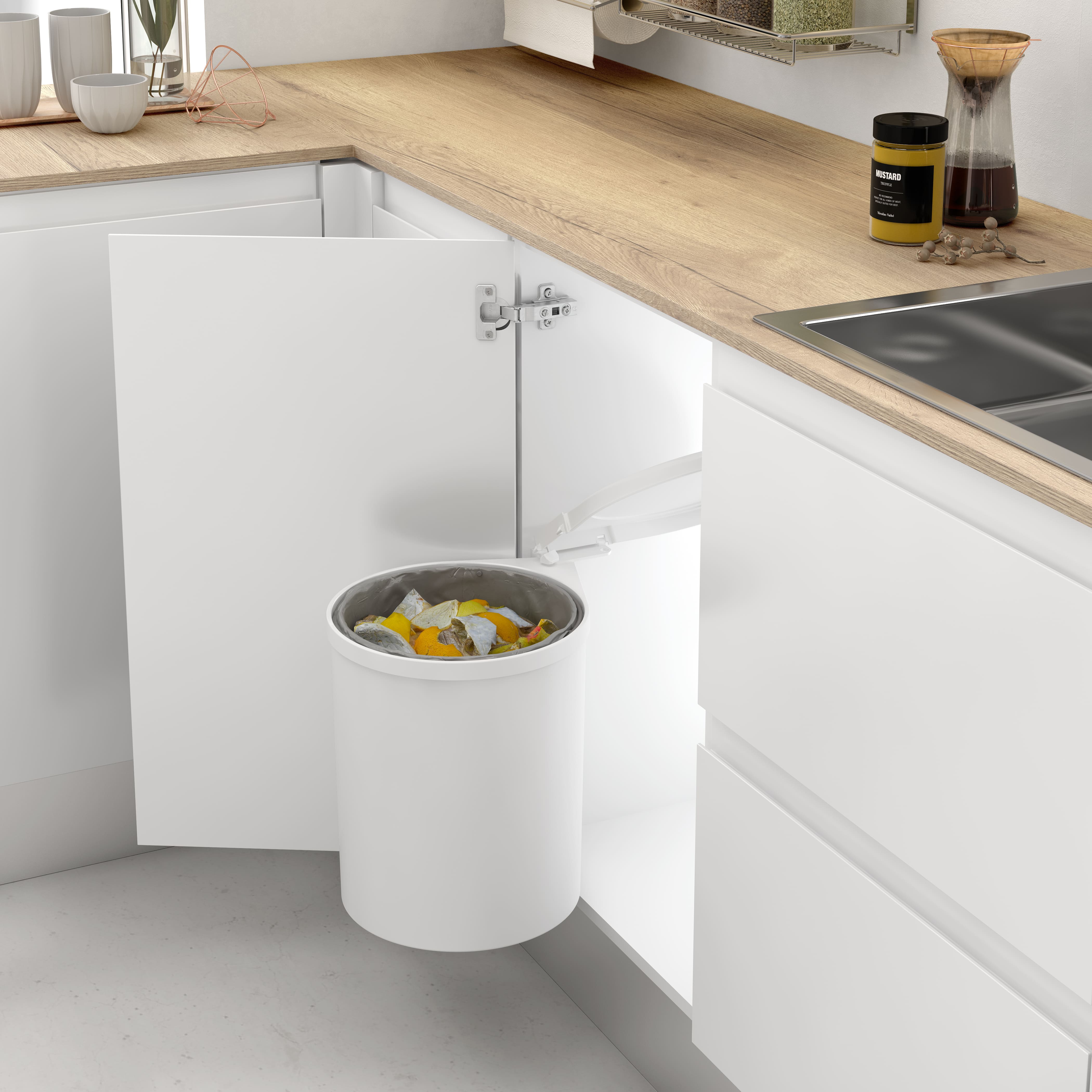 DOOR MOUNTED WASTE BIN 13L DOOR MOUNTED WASTE BIN 13L