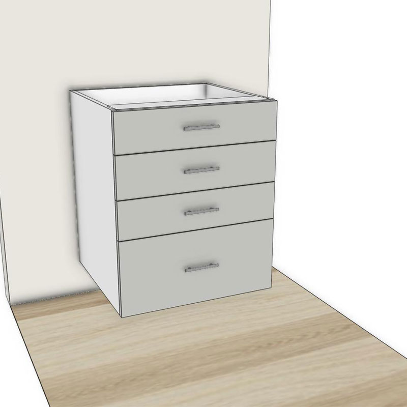 RCL Base Cabinet 4 Drawer