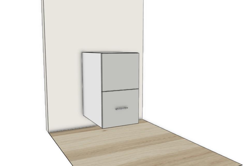 RCL Base Pull Out Rubbish Bin Cabinet