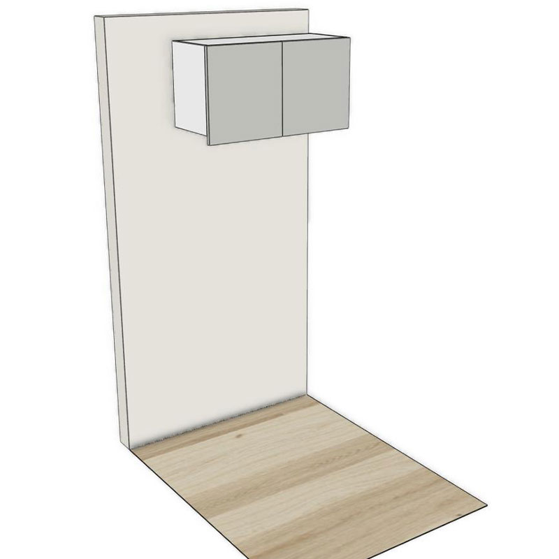 RCL Fridge 2 Door Cabinet for 2300H Kitchen RCL Fridge 2 Door Cabinet for 2300H Kitchen