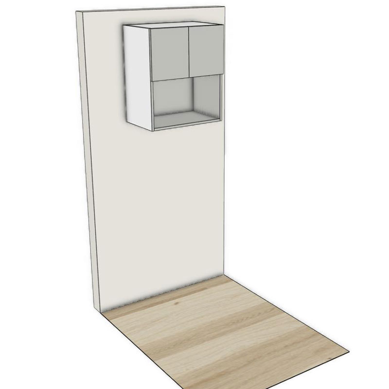RCL Microwave 2 Door Cabinet for 2300H Kitchen RCL Microwave 2 Door Cabinet for 2300H Kitchen