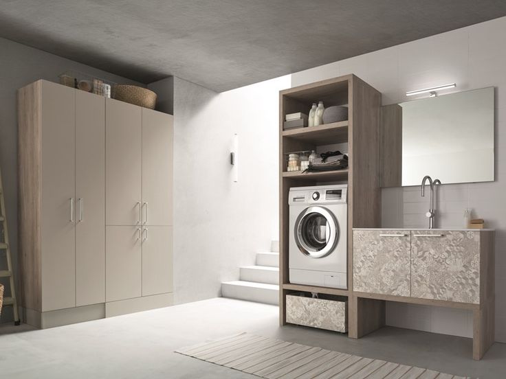 Tall Laundry Cabinet